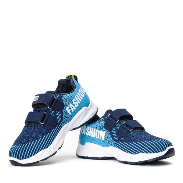 Černá a tmavě modrá dětská obuv Huesca - obuv 1