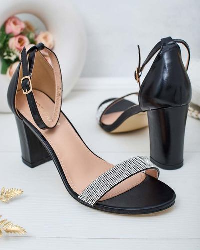 Royalfashion Dámske sandále so zirkónmi Cemilces