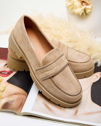 Royalfashion Dámske mokasíny so zirkónmi Eroime