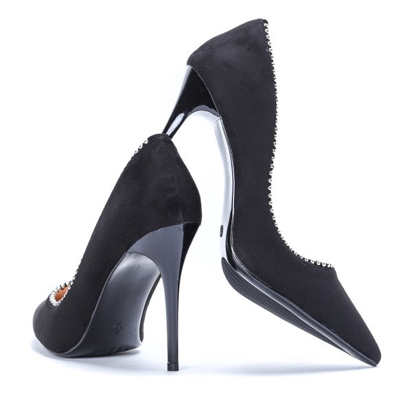 Čierne vysoké podpätky Braelynn - Obuv