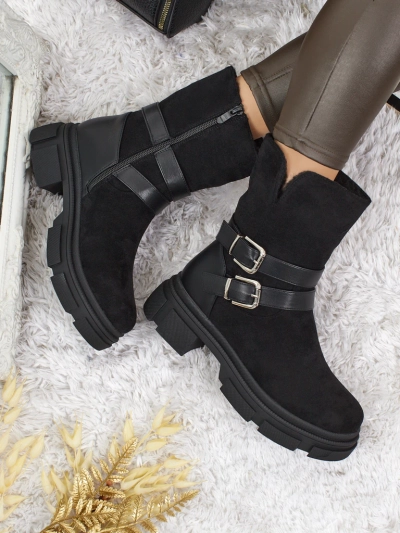 Visoki ženski gležnarji iz eko semiša Callire