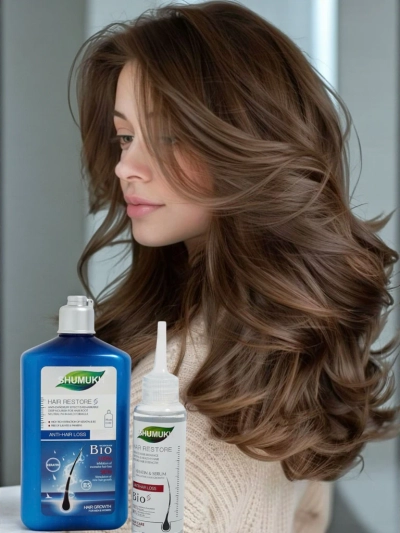 Shumukh Šampon in Serum za lase 2v1 - proti prhljaju