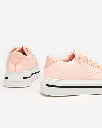 Svetloružová športová obuv pre ženy s hrubšou podrážkou Rall- Footwear