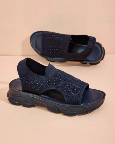 Royalfashion Dámske sandále s volínovým zvrškom