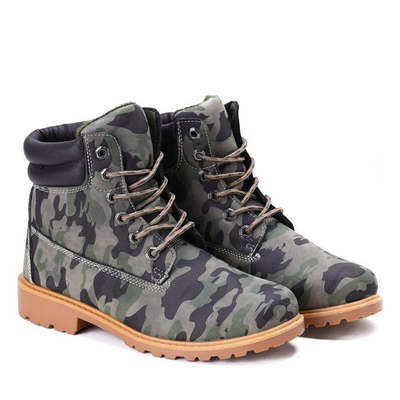 Ocieplane trapery w kolorze moro Katherine - Obuwie 