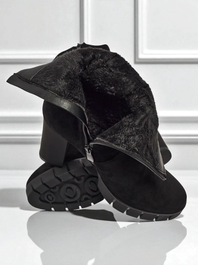 Ženski gležnarji iz eko semiša s peto RuneFlicker