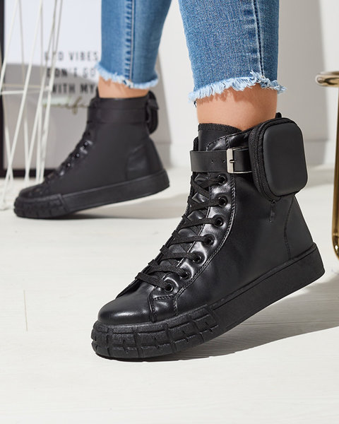 Čierna dámska športová obuv s vreckom Efiffe- Obuv