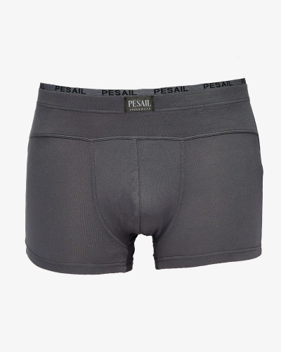 Royalfashion Tmavo šedé pánske viskózové boxerky