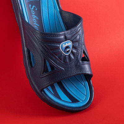 Pánske tmavomodro -modré gumáky Zesov - Obuv