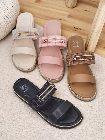 Royalfashion Dámske šľapky na plochej podrážke Mamma