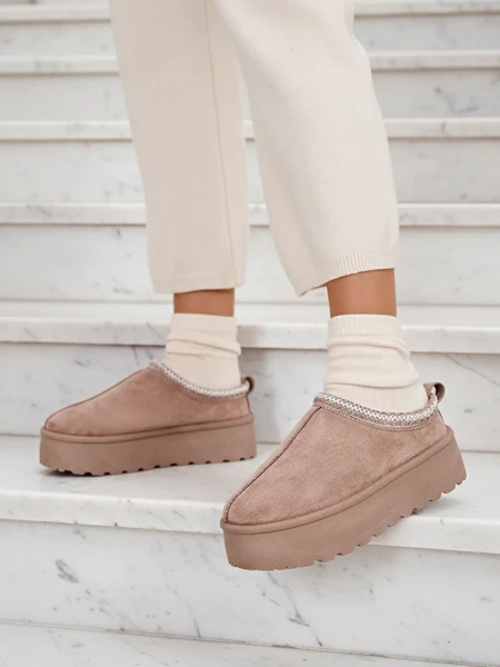 Royalfashion Dámske krátke čižmy Zommy a'la snow boots