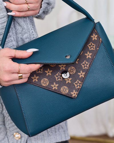 Royalfashion Modrá dámska kabelka