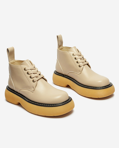 Dámske čižmy v béžovej farbe Tarraf- Footwear