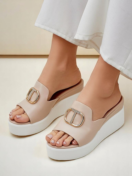 Royalfashion dámske klinové sandále Daffin