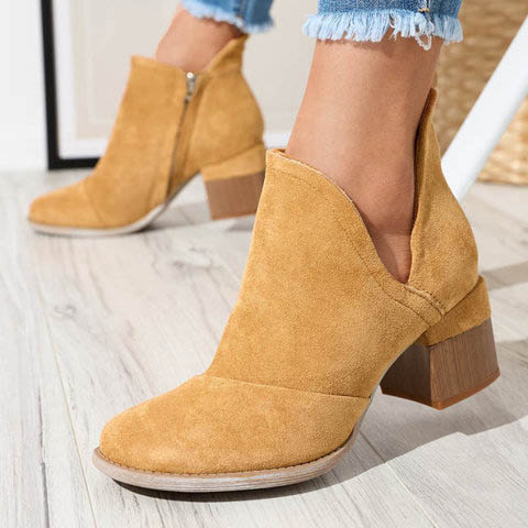 Dámske zateplené čižmy Camel na stĺpiku Karela - Obuv