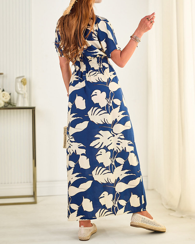 Royalfashion Dámske midi šaty s potlačou