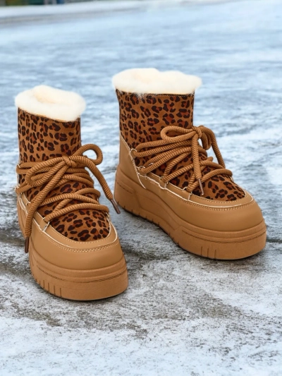 Dámske šnurovacie snehové topánky Royalfashion Moniuc