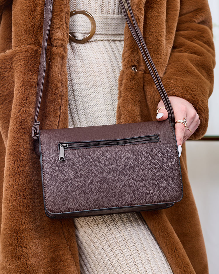 Royalfashion Hnedá dámska kabelka