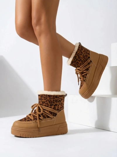 Dámske šnurovacie snehové topánky Royalfashion Moniuc