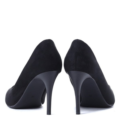 Klasyczne szpilki w kolorze czarnym Anna - Obuwie