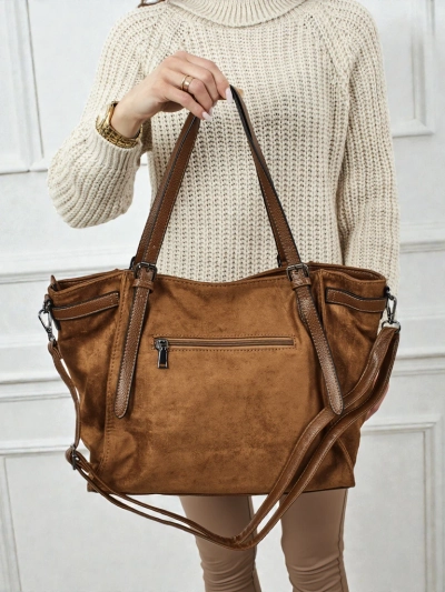 Ženska torbica shopper eko semiš Daville