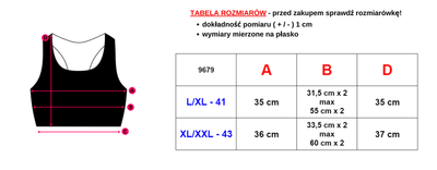 Kobaltová dámska športová podprsenka - spodná bielizeň