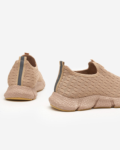 Dámske svetlohnedé nazúvacie tenisky Glaio - obuv