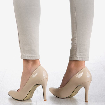 Vysoké podpatky béžové Louie - Boty 1