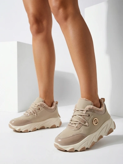 Royalfashion Dámske zateplené tenisky Caroz