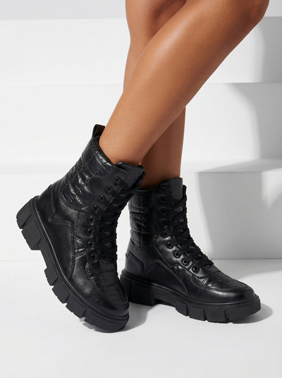 Lorenzo Classic Črni Ženski Čevlji