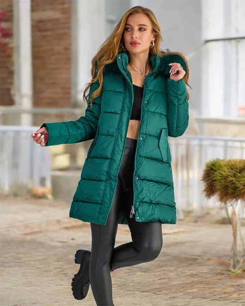 Royalfashion Dámska prešívaná zimná bunda