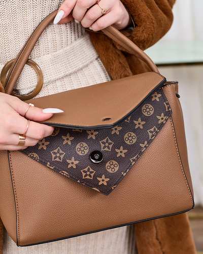 Royalfashion Hnedá dámska kabelka