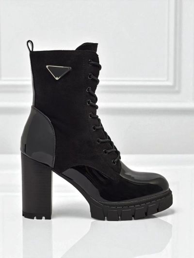 Ženski gležnarji iz eko semiša s peto Event Bramble