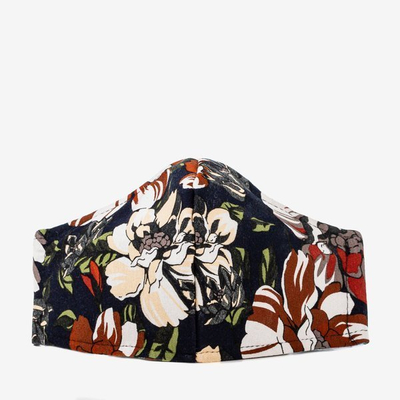 Flower 3-layer face mask - Masks 1