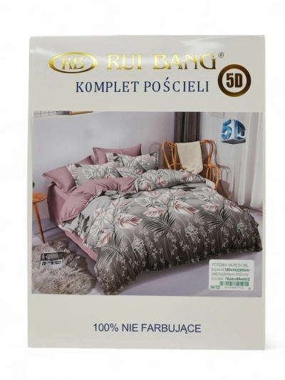 Royalfashion Vzorčasta posteljnina 180x200 komplet 3 DELI