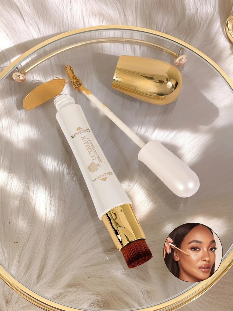 Aurelia Luxelux Concealer – tekoči korektor s hairbrush 24H Waterproof