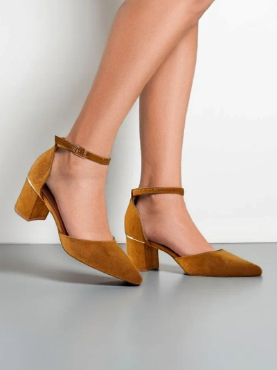 Royalfashion Dámske lodičky na nízkom podpätku Caelda