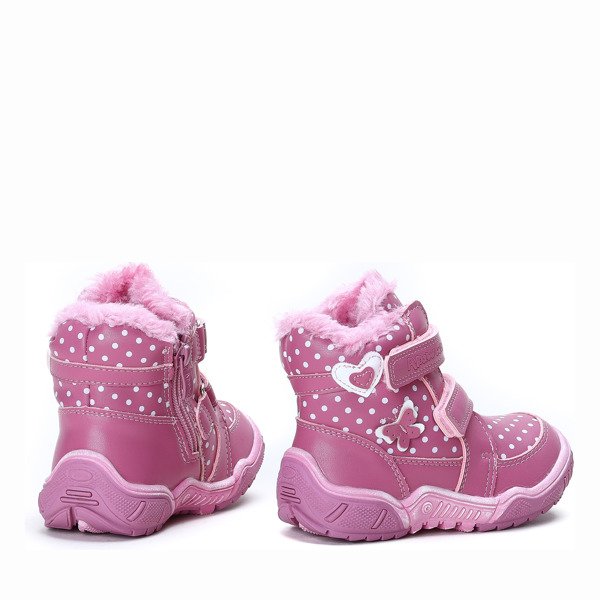 Dziewczęce różowe sportowe obuwie Erin - Obuwie