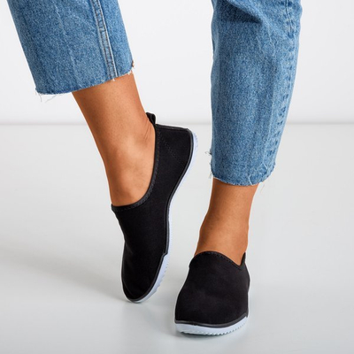 Dámské slip-on tenisky Black Maywood - Obuv 1