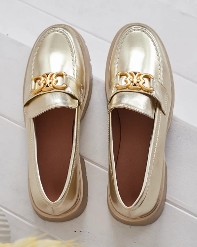 Zlati Mokasini Chloé Eleganten Ženski Stil