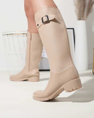 Béžové dámske podkolienky Bevirdo- Obuv