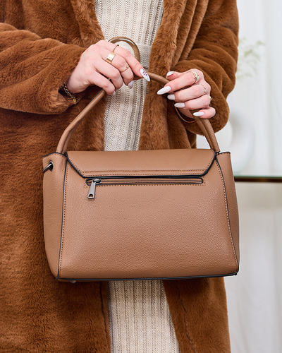 Royalfashion Hnedá dámska kabelka