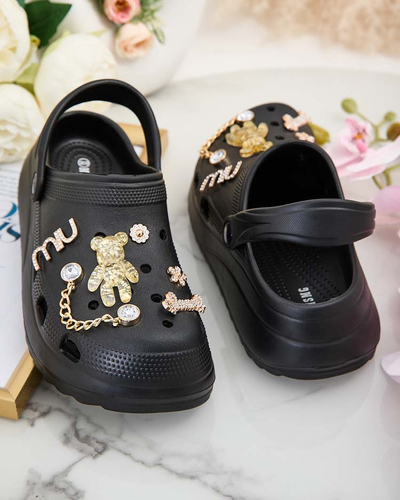 Royalfashion Dámske gumené žabky s ornamentmi Fescas
