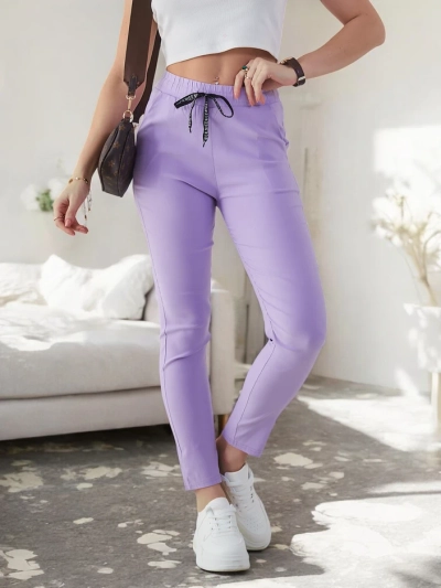 Royalfashion Dámske bavlnené slim fit nohavice