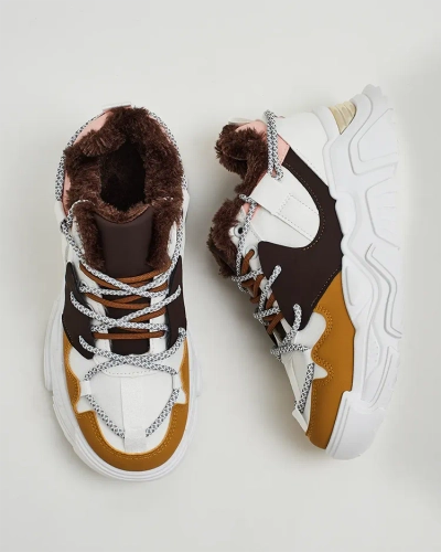 Royalfashion Dámske zateplené tenisky Cyrenna