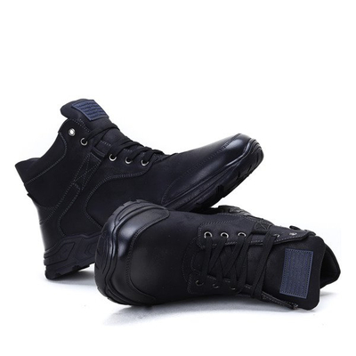 Czarne, trekkingowe buty męskie- Obuwie