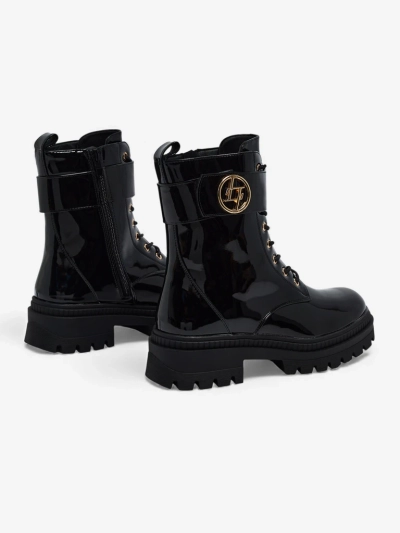 Lakirani ženski gležnarji iz eko usnja Eulin