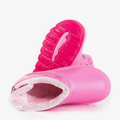 Ružové detské snehové topánky Hania - Obuv