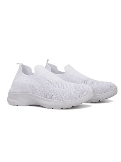 Bele ženske slip-on superge Aura Bianca - lahke in zračne za poletje in pomlad