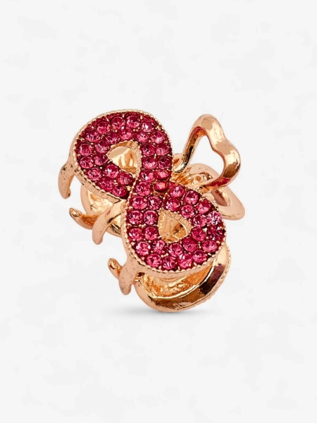 Royalfashion Lasnica za lase s cirkoni TwinkleGrip